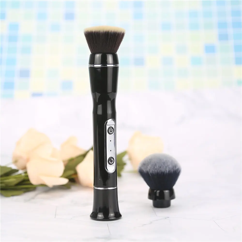 

Purple set paddle makeup brush korean beauty tools, Black & white