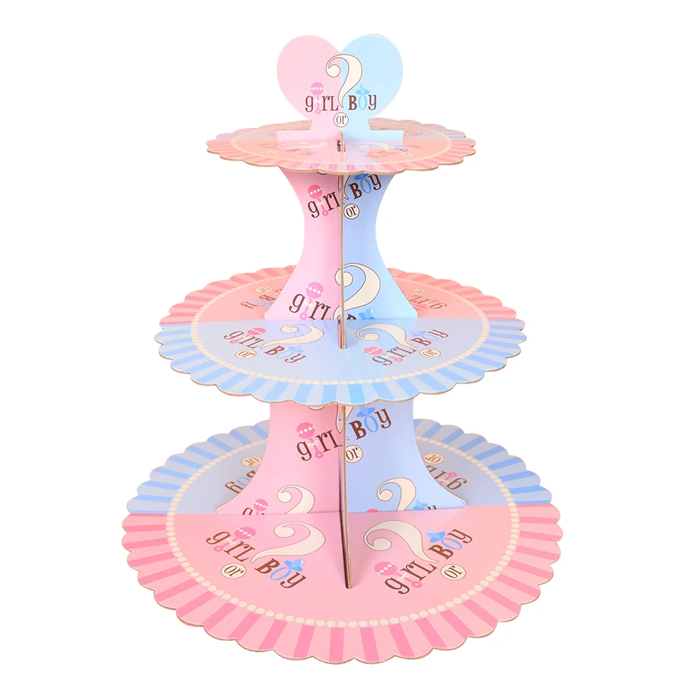 

3 tier Paper Cupcake Stand Dessert Wedding Event Party Hollow Out Display Shelf Party dec, Customer colors