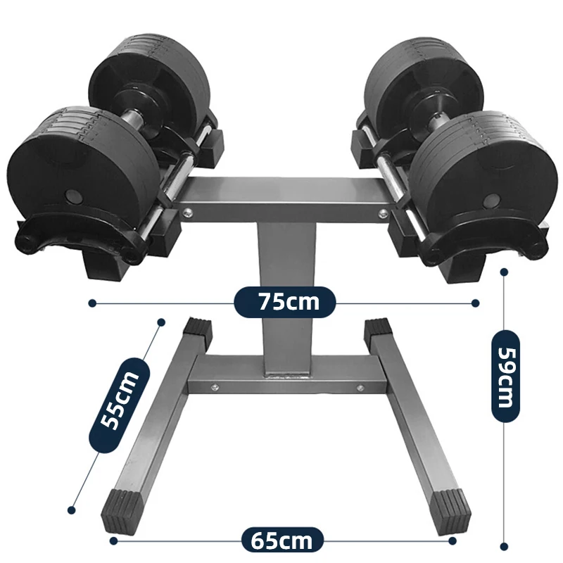 

SD-8070 In stock indoor gym fitness equipment 20kg 32kg adjustable dumbbells set with wrist quick lock system