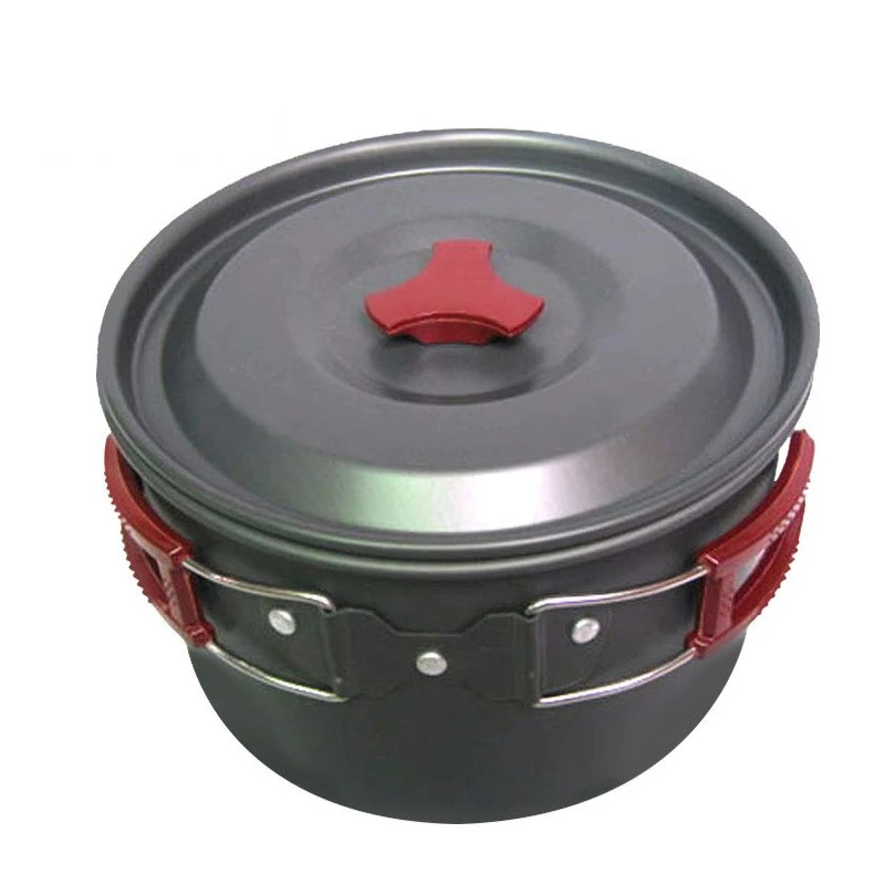 

EastVigor Outdoor Cooking Pot 3L Camping Pot Camping Aluminum Cookware
