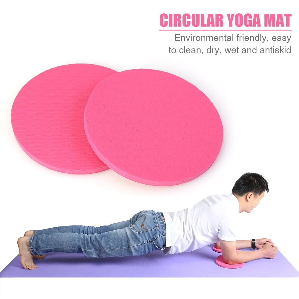 

2pcs Multifunctional Yoga Knee Pad Pressure-Resistant Thicken Elbows Hands Wrist Cushion Balance Support for Plank Fitness