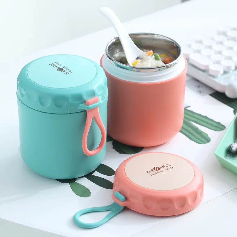 

430ML Travel food Thermos Lunch Box single wall Stainless Steel Lunch food Thermos for kids