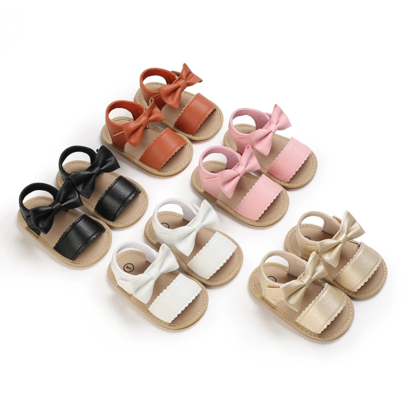 

0-1 year baby girl baby toddler shoes bow princess sandals