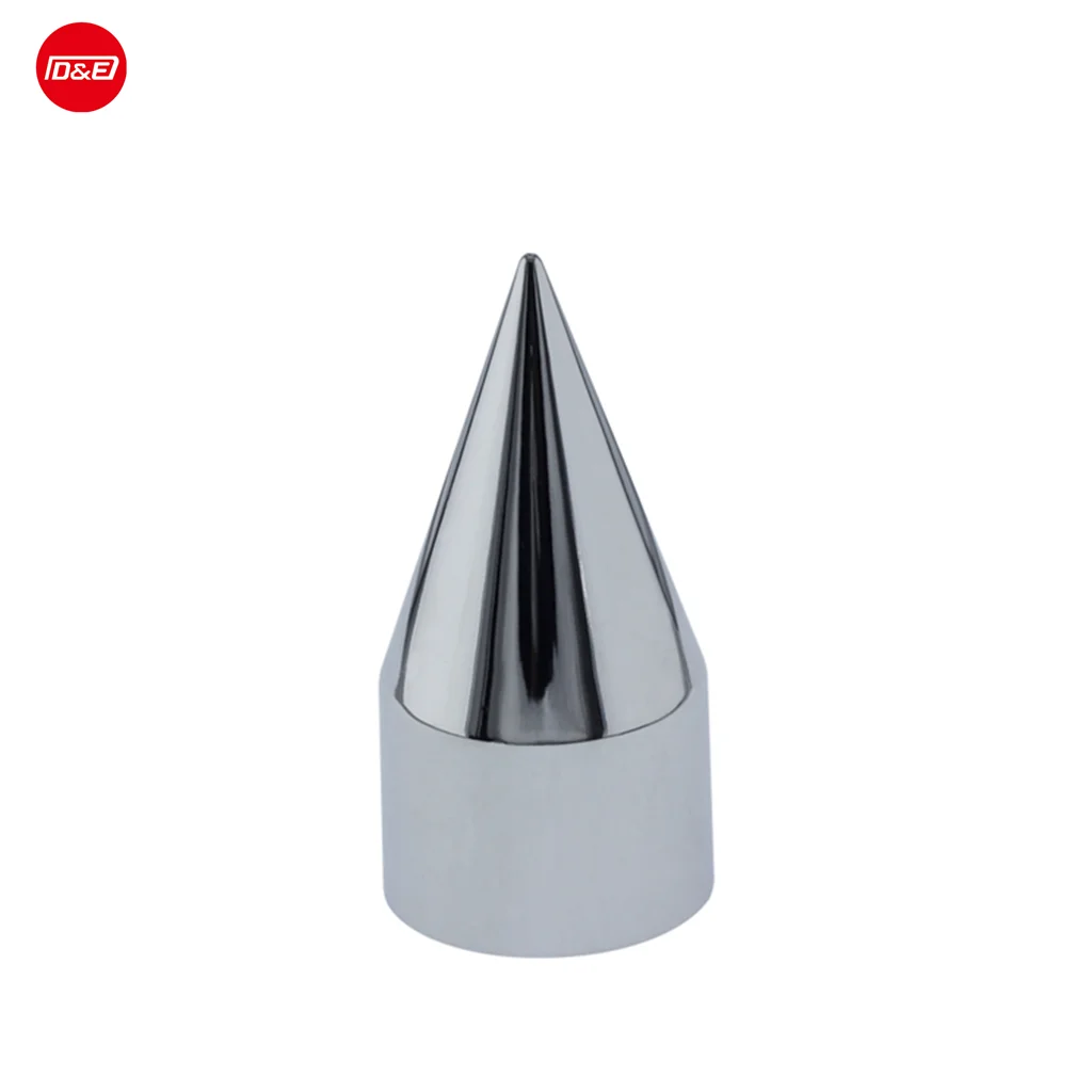 

Hot sale Wheel Lug Nut Cover 33mm Inner Hex ABS Plastic Chrome 110mm Height with Insert Ring
