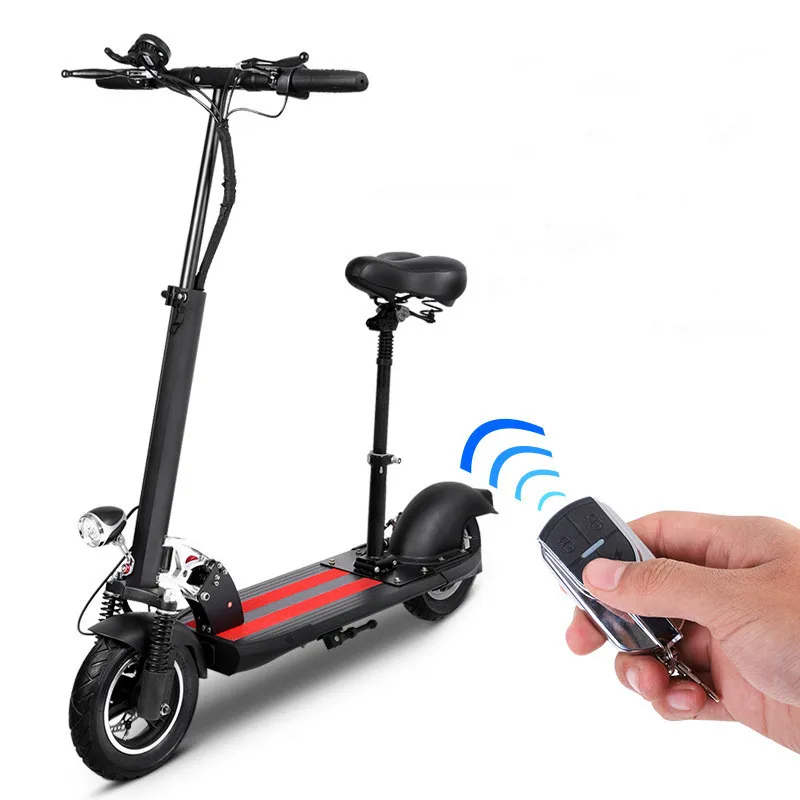 

small china cheap electric scooter with seat for adults, Black