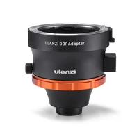 

Ulanzi DOF Adapter E Mount Full Frame Camera Lens Adapter Smartphone SLR/DSLR & Cinema Lens Adapter
