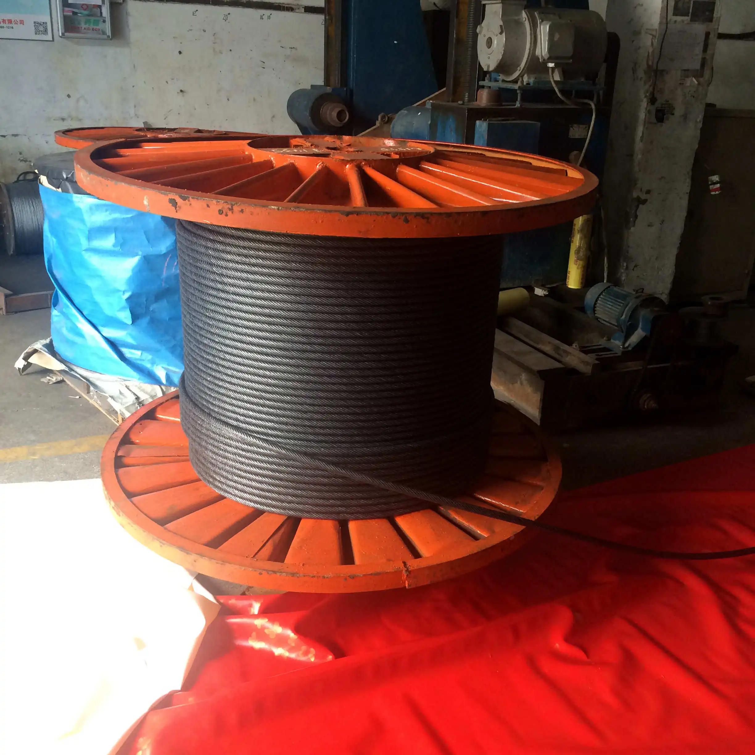 28mm 18x7+iwrc Api 9a Oil Field Wire Rope Non Rotating White Abs Coated Buy Oil Field Wire