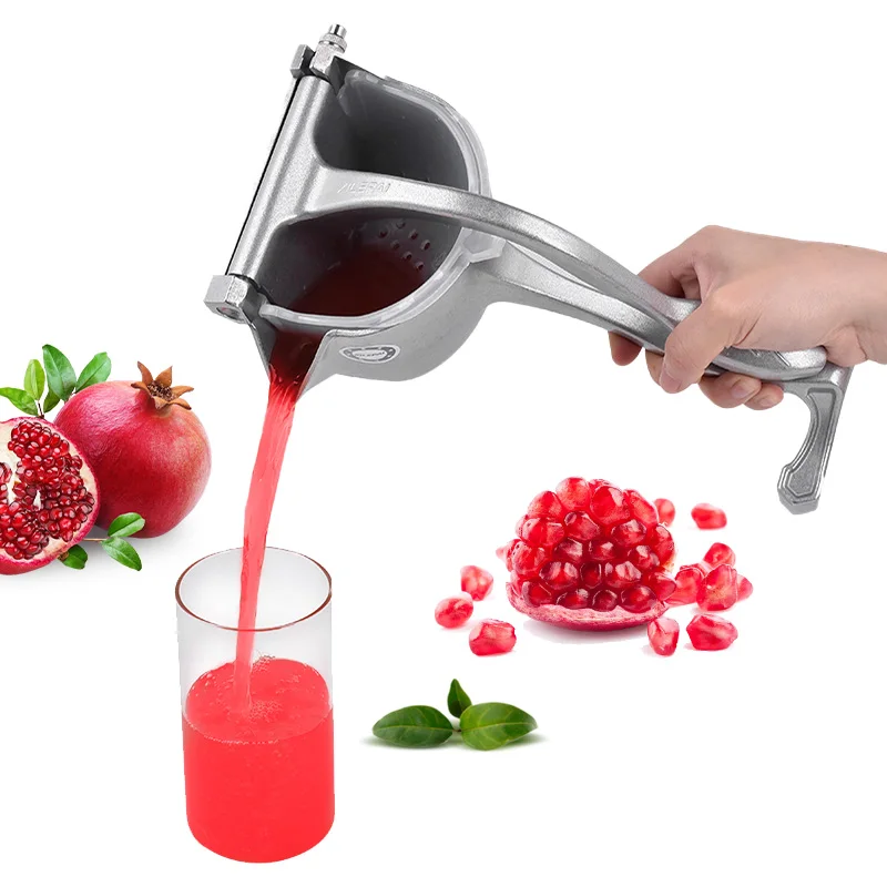 

2020 Amazon hot manual fruit citrus juicer 304 stainless steel Lemon press metal juicer squeezer, Silver