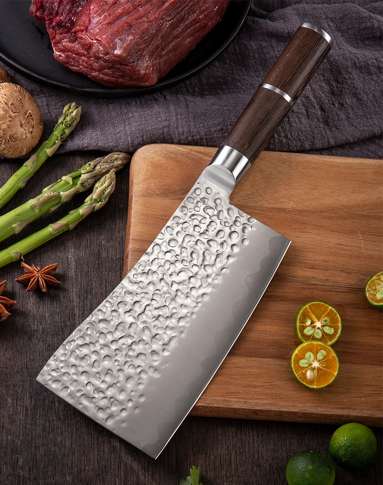 7 inch chopping bone knife 5cr15mov stainless steel kitchen