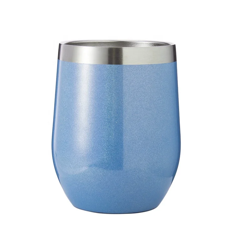

Top Sell 12oz stainless steel double wall insulated wine tumbler with BPA free lid, Customized color