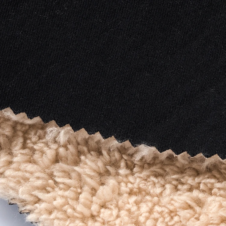 
Factory wholesale black cloth plus lamb cashmere fabric for Clothing pajamas underwear 