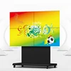 55" 3.5mm 2x2 multi panel tv wall indoor great wall monitor vertical open source video wall software for mall