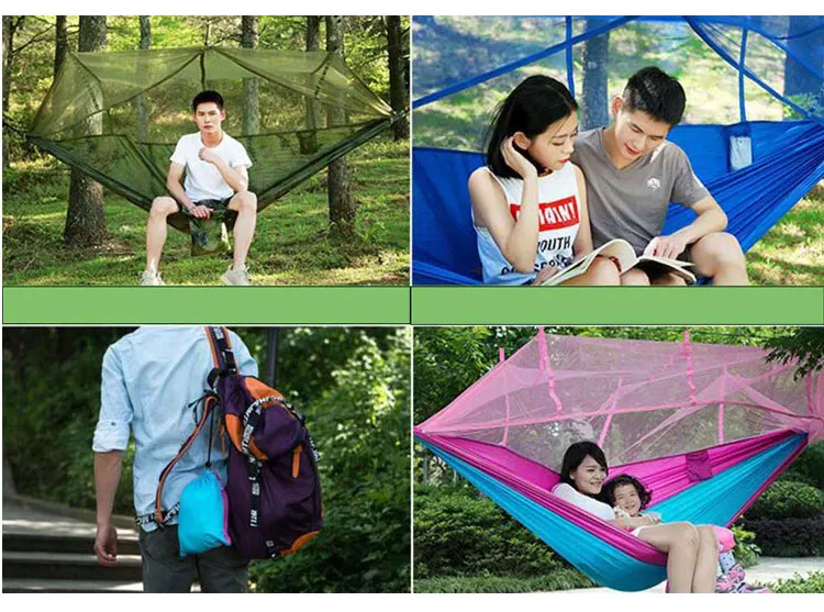 Outdoor Rain Fly Tent Tarp Net Tree Hammock Tent,Leisure Ways Camping