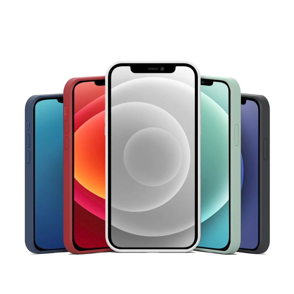 

2020 original silicon cell phone case cover silicone case custom phone case Suitable for iPhone 11 12, Multiple colors