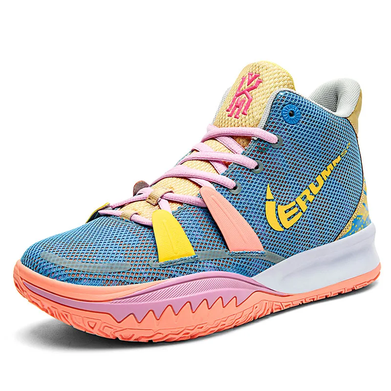 

Wholesale price flykint fabric breathable sports sneakers lace up basketball shoes