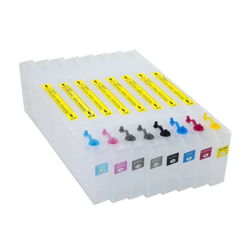 300ml Refillable Compatible Ink Cartridge for Epson Stylus PRO 4880 4800 4000 4400 4450 7600 9600 Inkjet Printers
