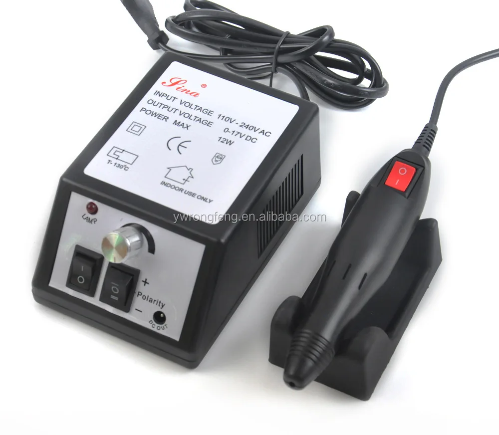 Faceshowes Electric Nail Drill Manicure Machine With Drills 6 Bits