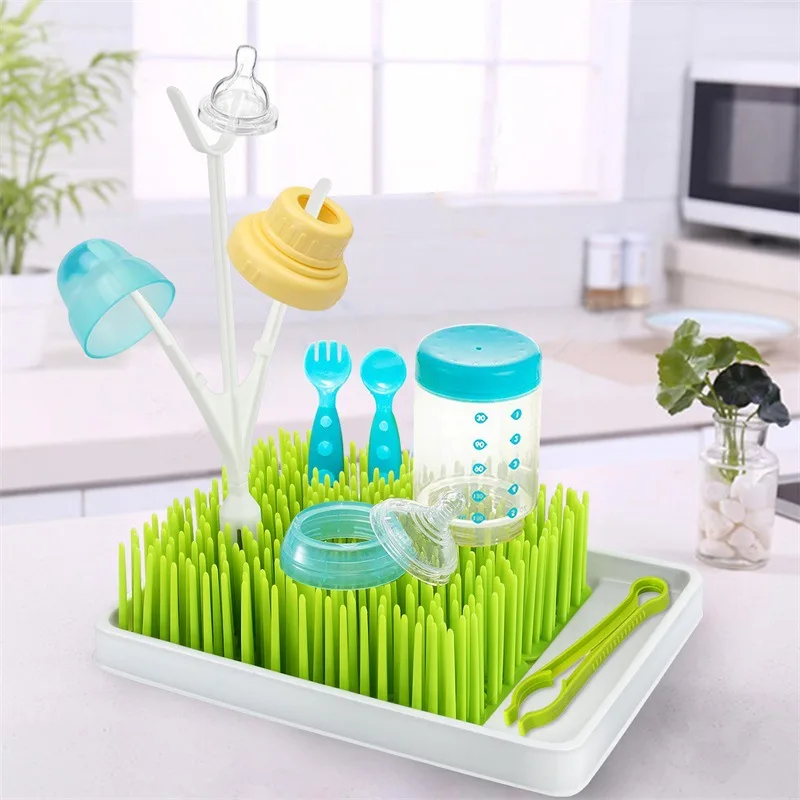 

2020 baby bottle drying rack countertop green for travel baby bottle drying rack grass