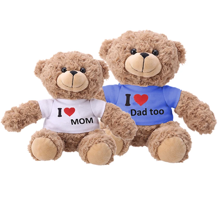 personalized i love you teddy bear