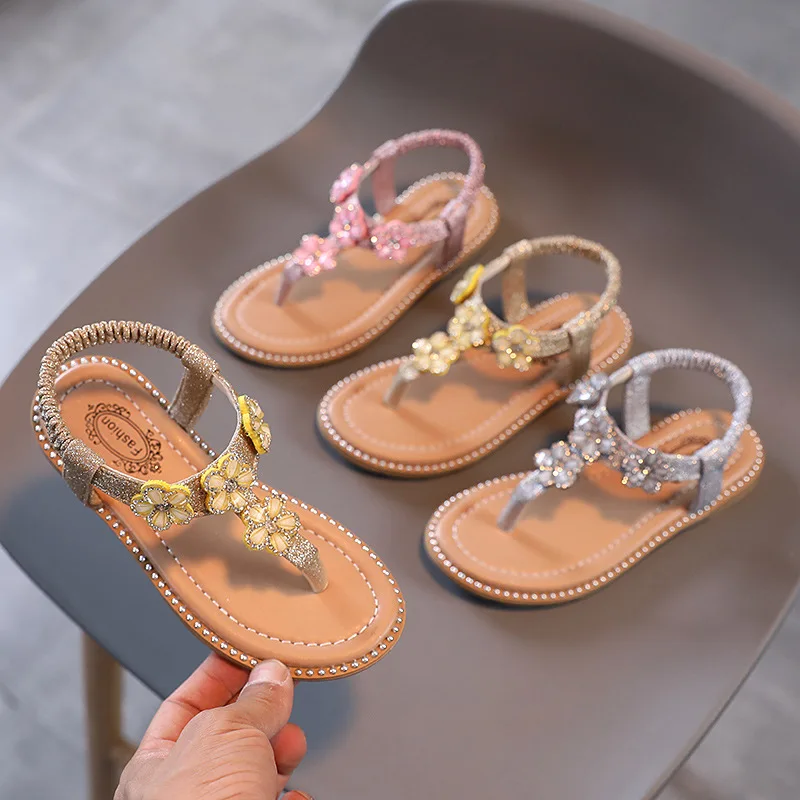 

LFQ-533 Baby Shoes 2021 Summer Beach Soft Sole Baby Girl Sandals Boutique Girl Shoes For Kids Girl Shoes For Kids