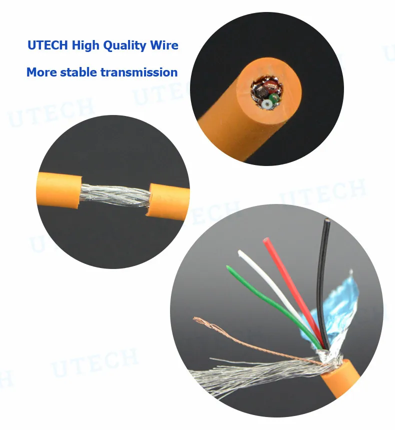 5m USB 2.0 A Male to Mini-B 5-Pin Gold Plated tether cable - ANKUX.COM