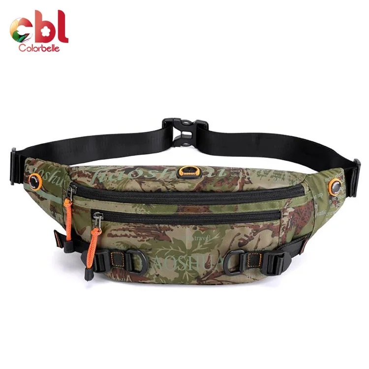 

2020 fashion nylon fitness colorful belt running sports waist bag custom logo waterproof designer, Black