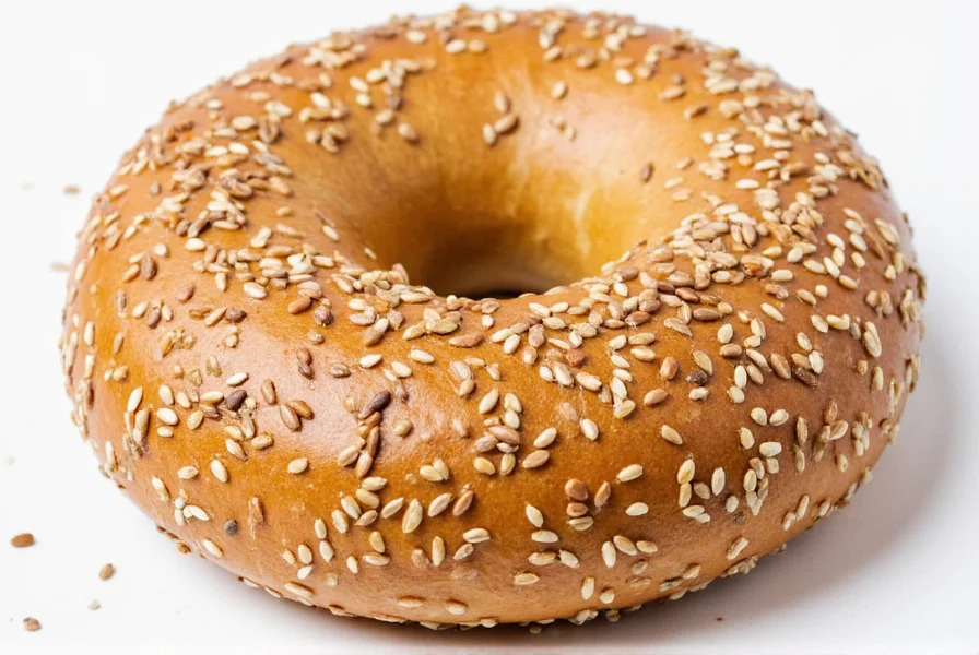 Flax seed bagel
