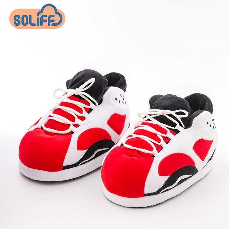 

China factory yeezy plush soft sneaker indoor slippers, Customized color