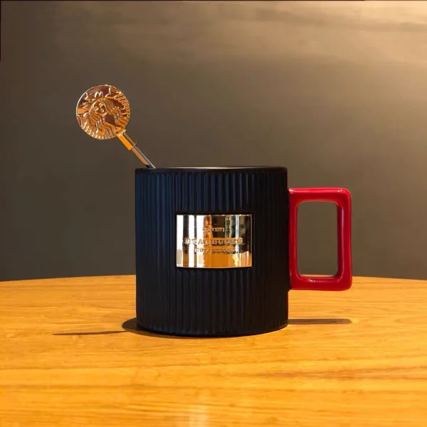

OEM Logo luxury High End Quality Ceramic Mug with Rubber