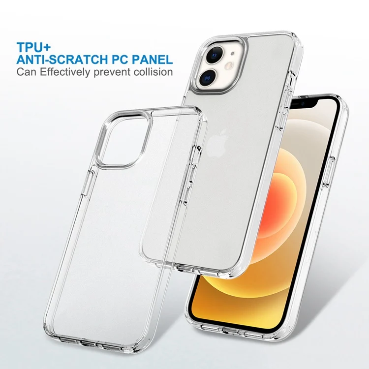 

Low Price High Quality Custom Wholesale Clear Transparent Soft TPU Edge Shockproof Phone Case Cover for Apple iPhone 12 Pro Max