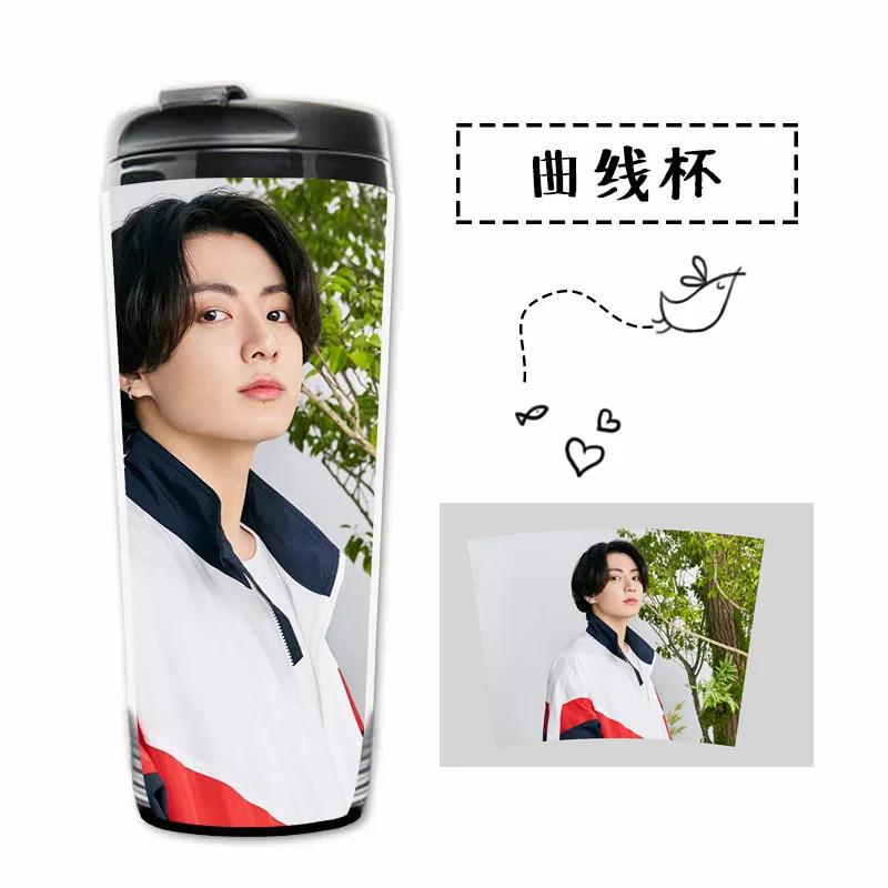 

Wholesale Kpop Back to Nature Bangtan Boys Curve Cup Water Bottle