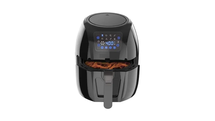 
Digital air fryer 5.5L double pot capacity with rapid air technology 1800W airfryers 