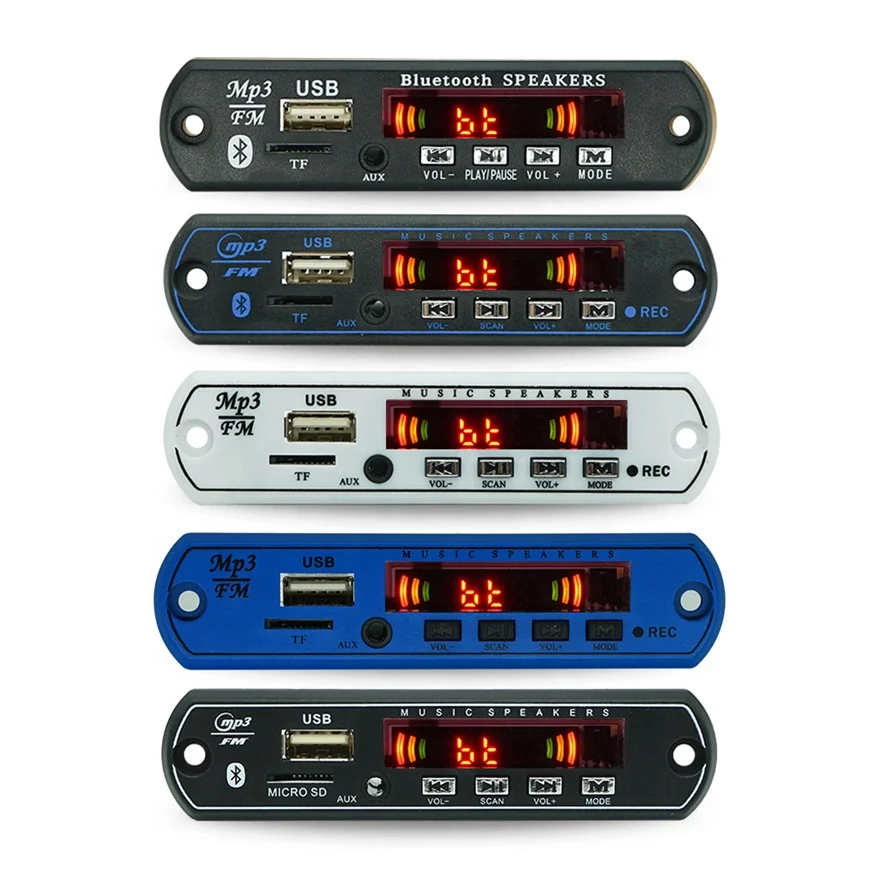 

Wireless BT Bluetooth FM Radio USB SD Card Reader Speaker Module