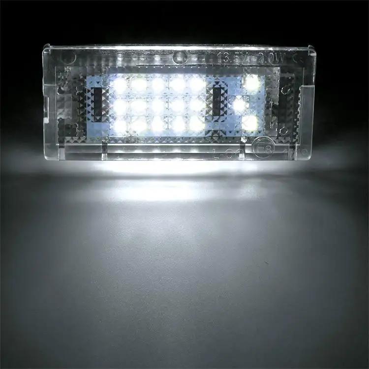 12V 18SMD License Plate Light for BMW E46 4D Sedan 1998-2007/BMW E46 5D Touring 1998-2005 OEM#51138236269