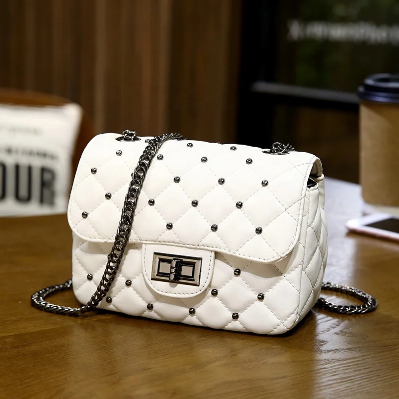 

Hot Selling High Quality Diamond Bag With Low Price, White,black