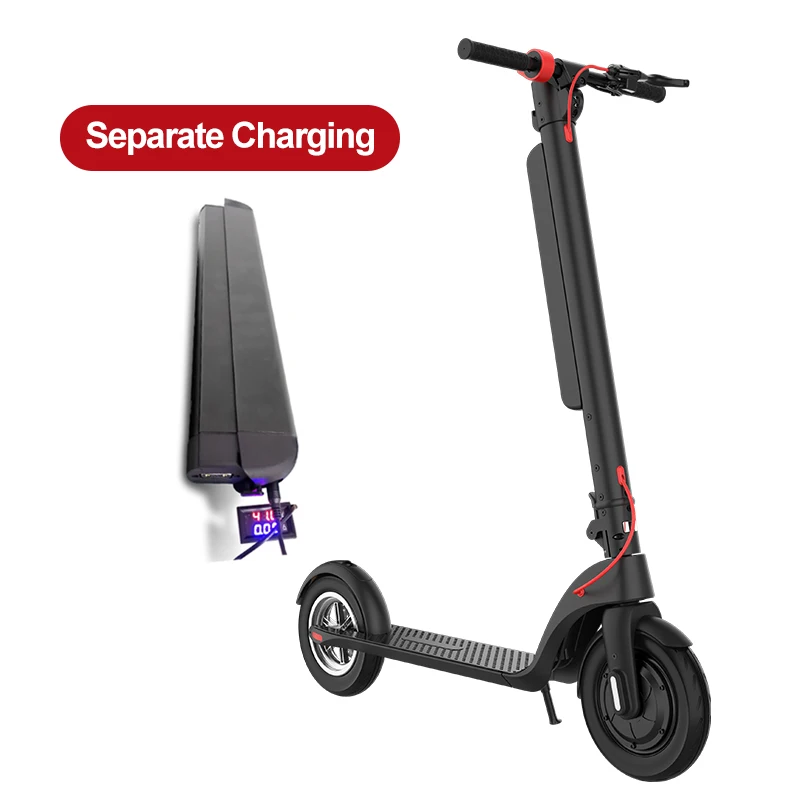 

X8 350W Air Wheel Removable Battery 36V10Ah 3 Seconds Electric Foldable Scooter 2 Wheel Adult Scuter Electric Scooters
