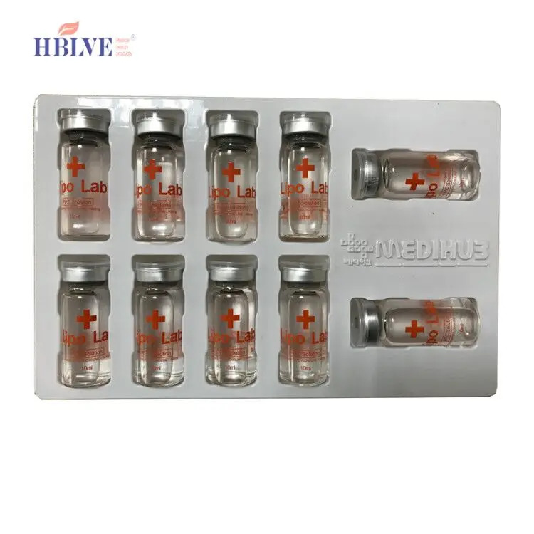 

best selling 10 vails ppc loss slimming solution fat dissolving lipolytic injection