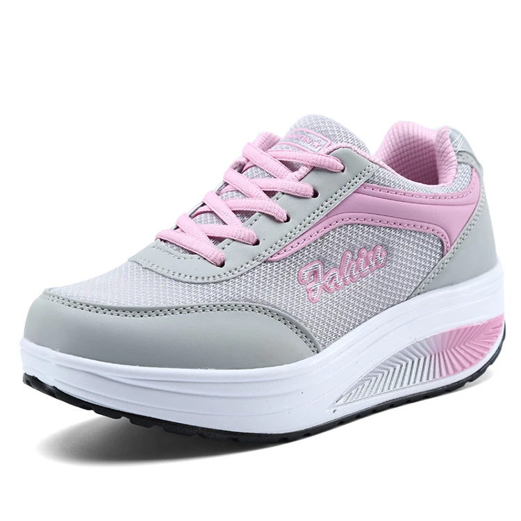 

Wholesale New Fashion Comfortable Fabric Fitness Ladies Sport Shoes High Ankle Shoes for Women, Pink, blue,, raspberry red, purple