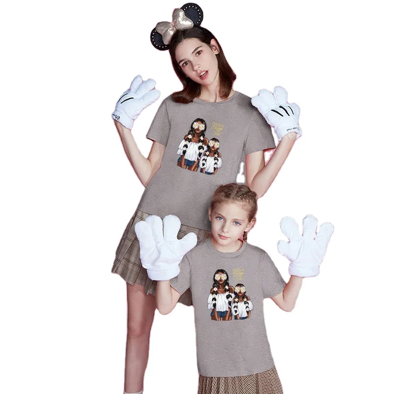 

2021 Custom Mommy and Me Matching T-Shirts Mommy and Me Matching Outfit Mother Daughter Clothing
