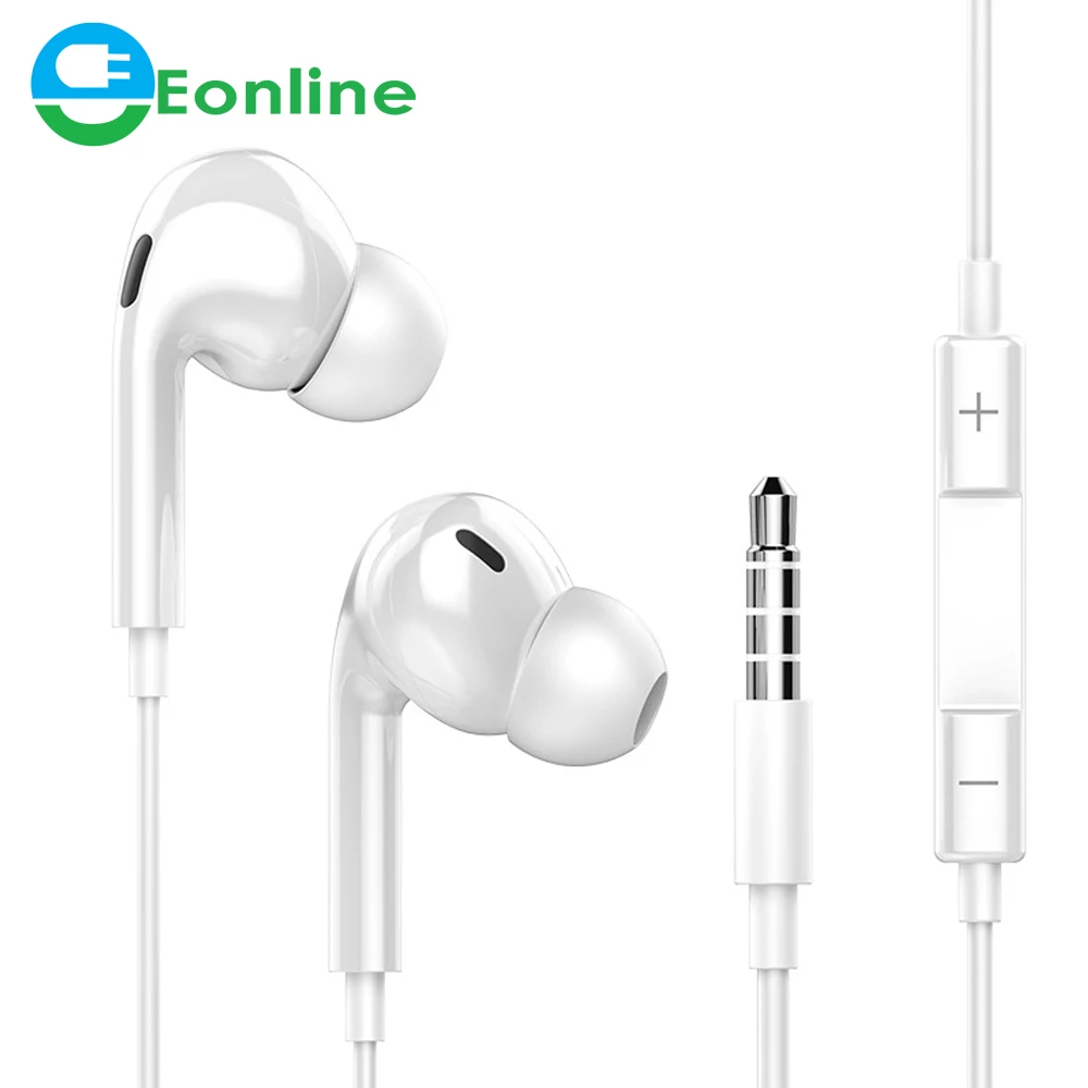 

EONLINE 3.5MM Wired headset for Apple air Android 3.5mm 3rd Generation wired EARPHONE