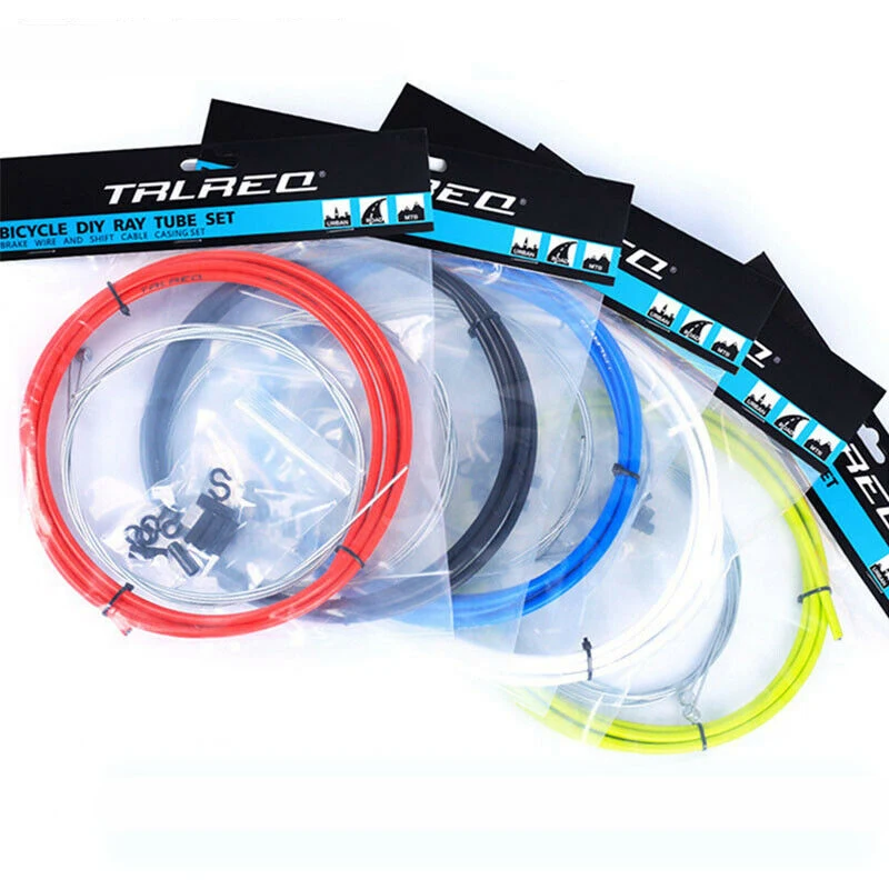 

MTB Bicycle Brake/Shift Housing set Bicycle Brake Cable Bike Inner Wire Line Set bike parts, Red black blue white