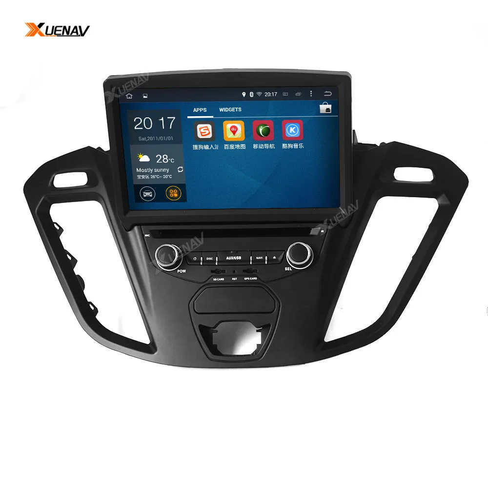 

Stereo Receiver Android 2 DIN Car Radio DVD Player FOR FORD Tourneo For Ford Transit 950 1580 350 350HD 2013+ Auto Audio GPS