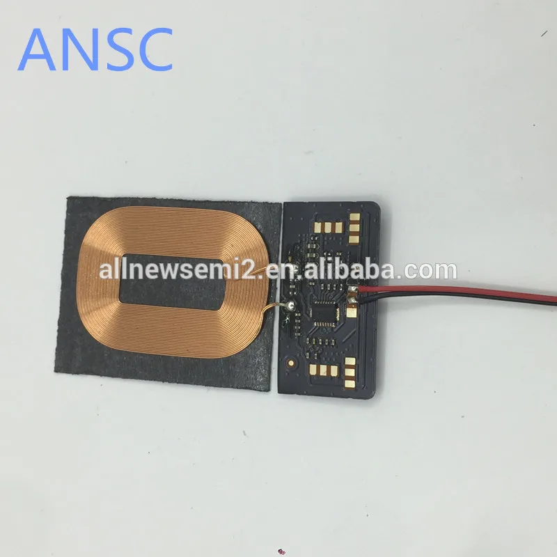 High-quality use TI chip fast  5V 1A 1000ma 5W  wireless receiver module RX module wireless charging