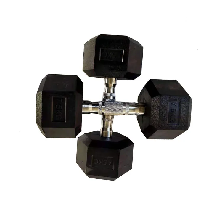

Factory Free Weight Lifting Gym Equipment Workout 5Kg Hexagonal Hex Rubber Dumbbell, Optional