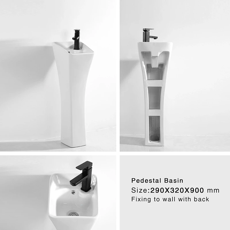 Pate Ceramic Freestanding Children Wash Basin Living Room Small Size Bathroom Saving Space Mini