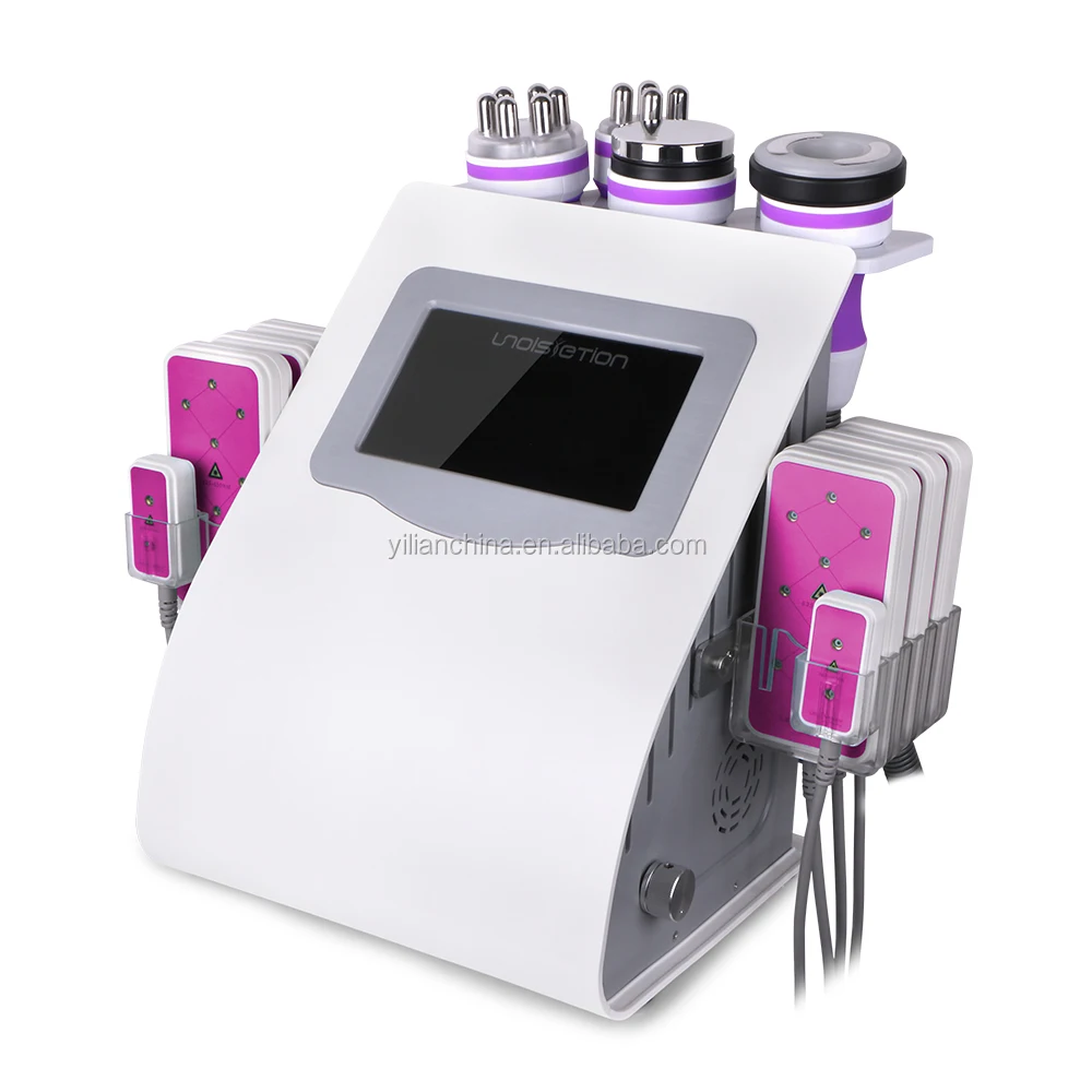 

High Quality New Model 40k Ultrasonic liposuction Cavitation 8 Pads Laser Vacuum RF Skin Care Salon Spa Slimming Machine Weight