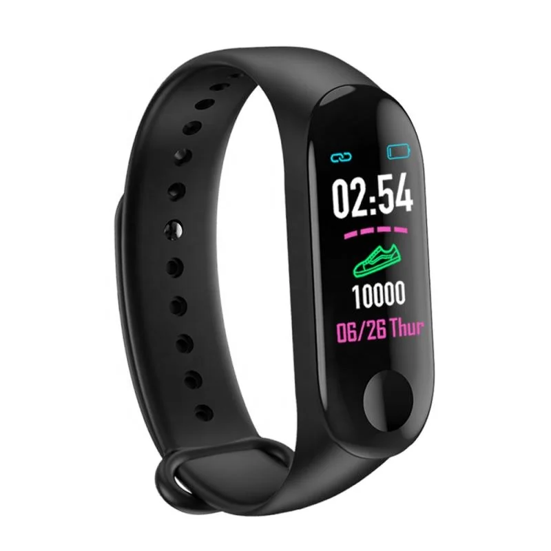 

M3 Smart Bracelet IP6 SmartBand sports bt fitness Heart rate Blood pressure reloj inteligente smart watch Wristbands