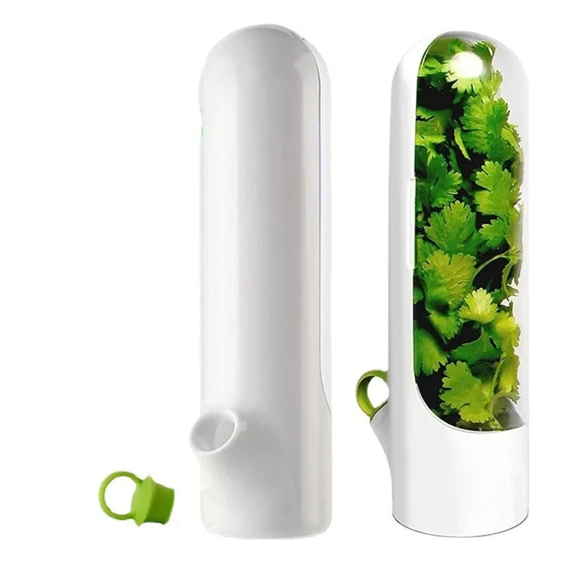

Dropshipping Herb And Vegetable Fresh-keeping Cup Kitchen Storage Vegetable Preservation Bottle Kitchen Storage Cup
