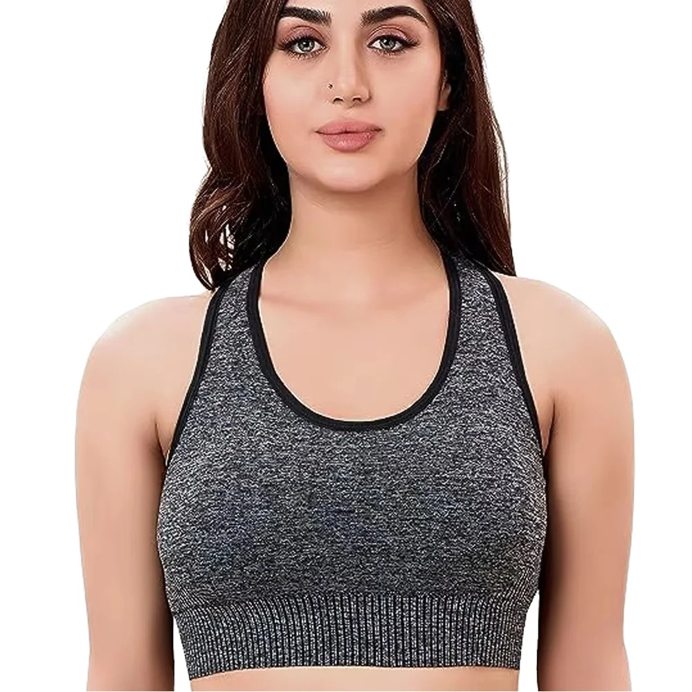 High Support无缝Spandex Nylon Athletic内衣