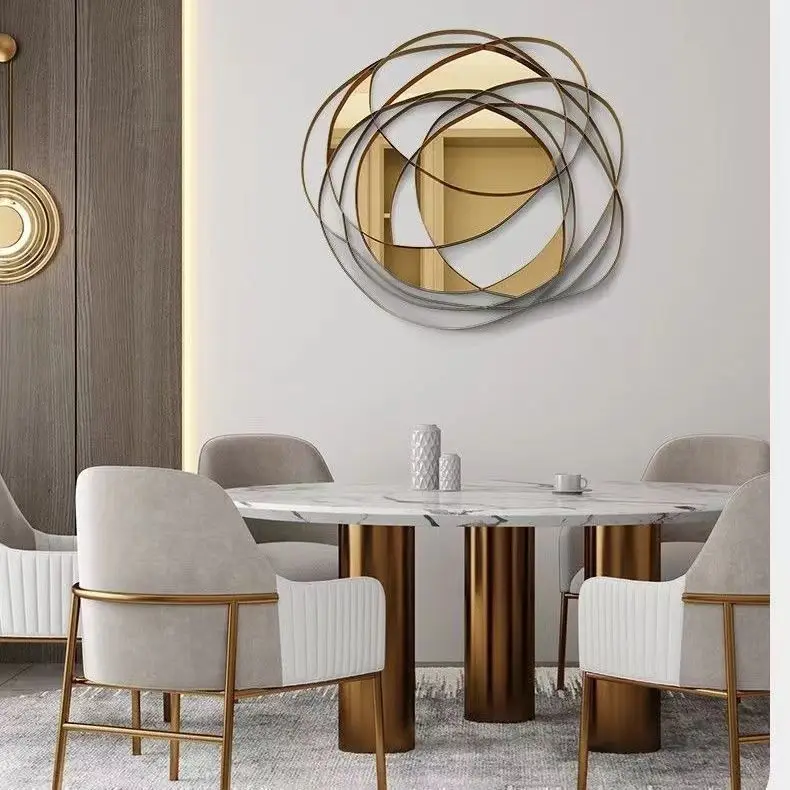 100X93cm Modern Light Luxury Home Hotel Meeting Room Personality Art Background Wall Three-dimensional Wall Decoration